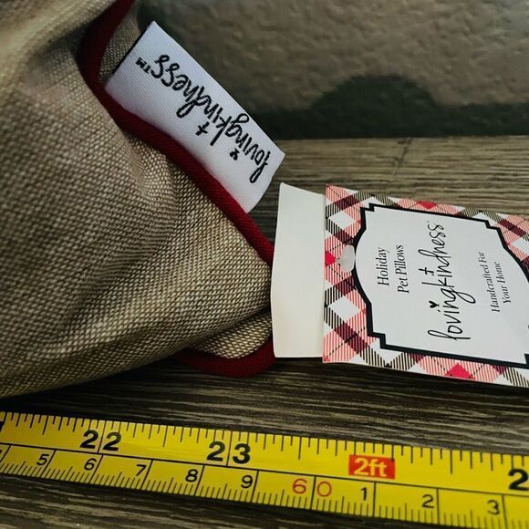 Christmas Dachshund Sweater Dog Holiday Throw Pillow - Picture 3 of 5